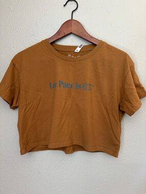 **RARE** Limited Edition Super Yaki Lee Pace Cropped Tee